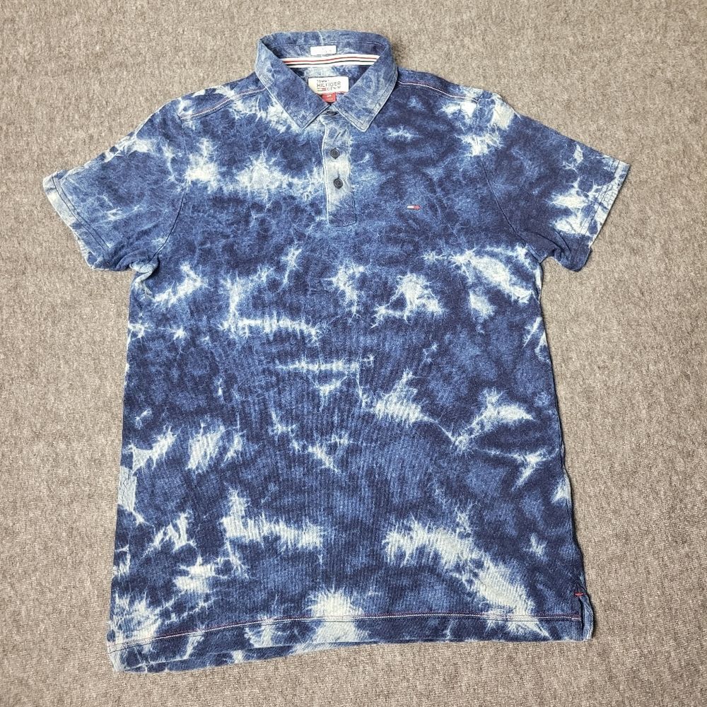 Tommy Hilfiger Men's Size S Classic Fit Tie Polo  Shirt
